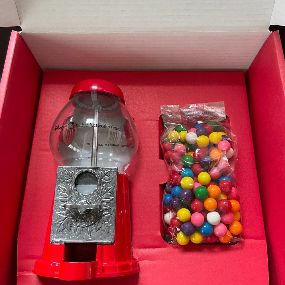 Classic Red Gumball Machine with No Gumballs Or Box
